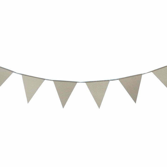 Silver Glitter Bunting