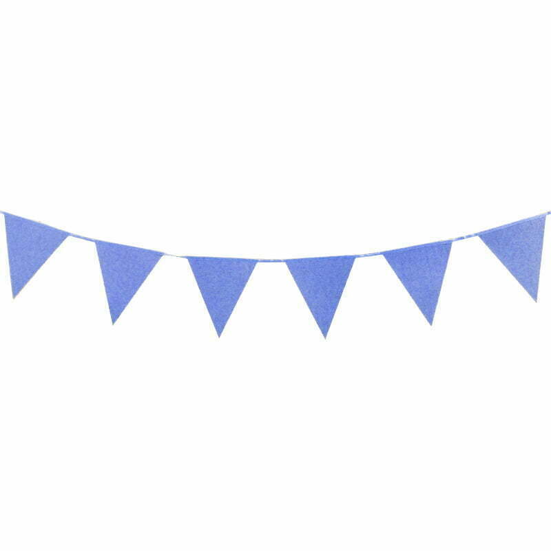 Blue Glitter Bunting