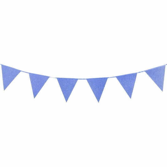 Blue Glitter Bunting