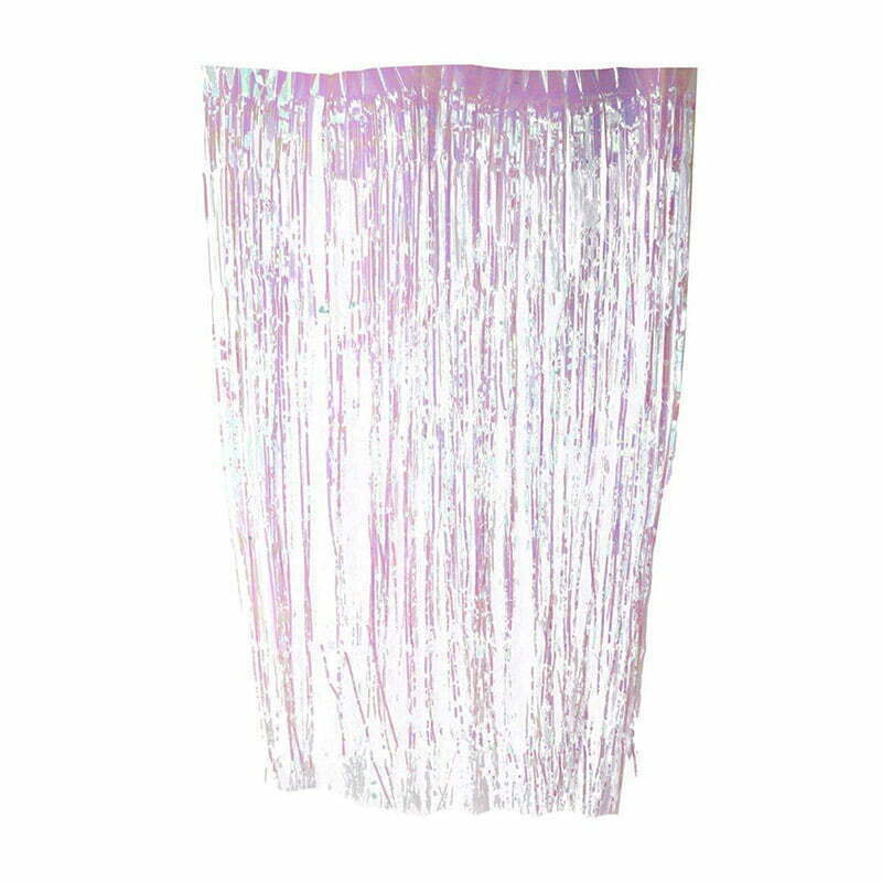 Iridescent Fringe Curtain