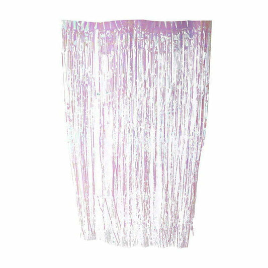 Iridescent Fringe Curtain