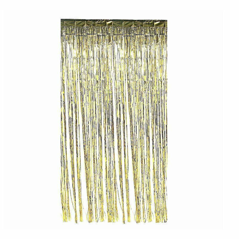 Gold Fringe Curtain