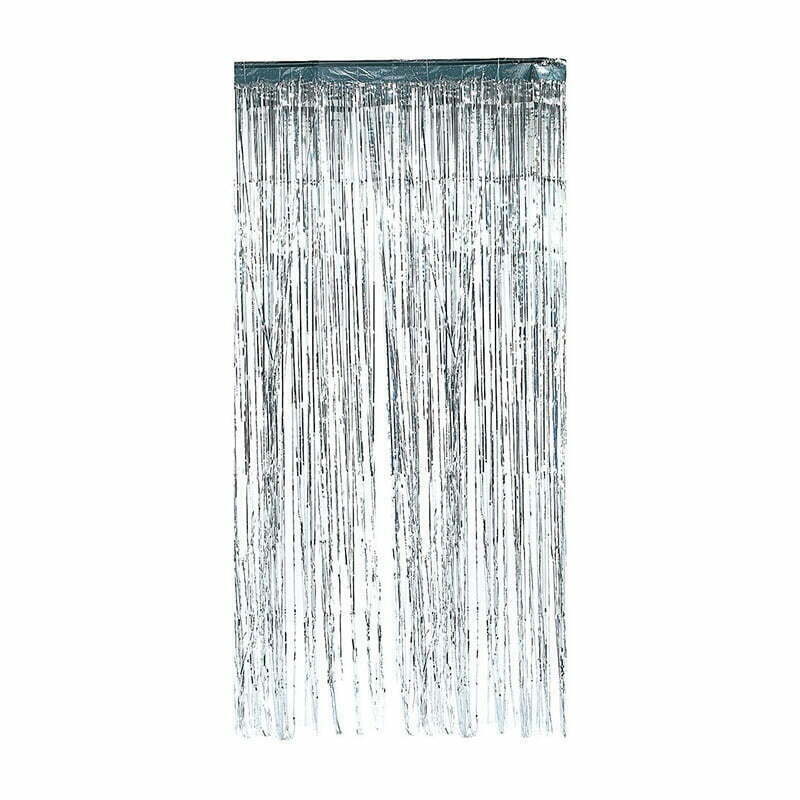 Silver Fringe Curtain