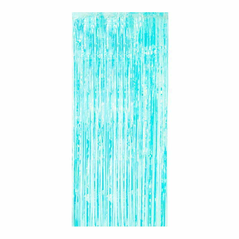 Iridescent Blue Curtain