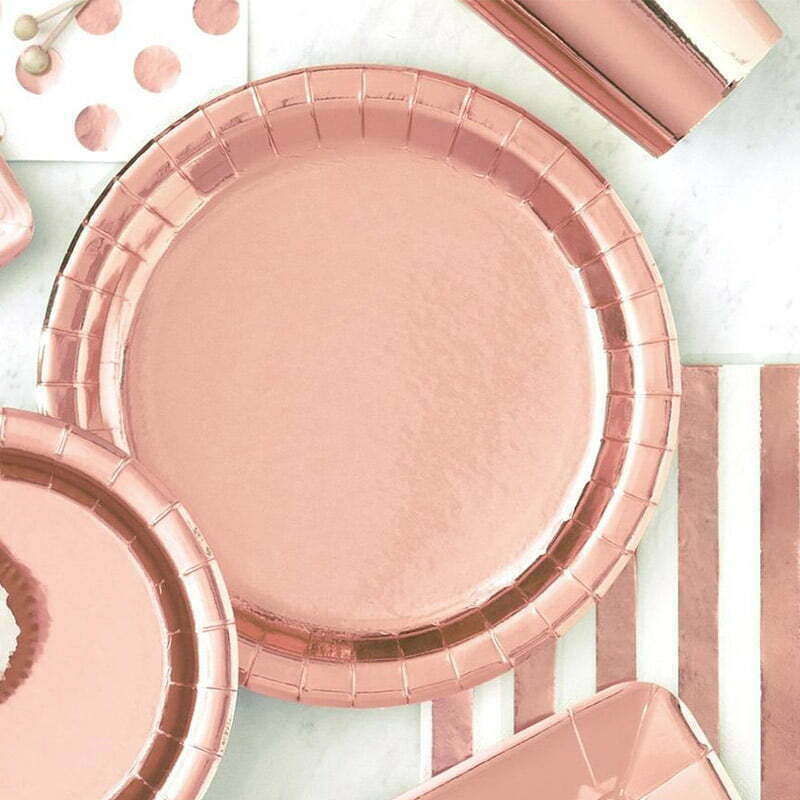 8 Rosegold Plates large