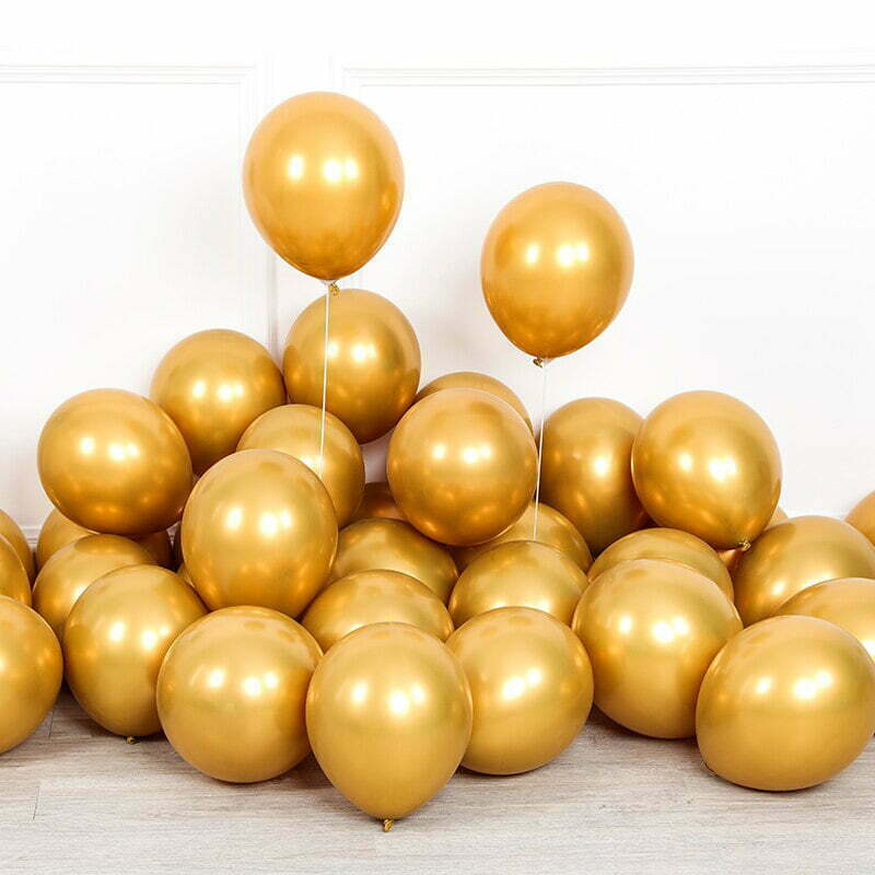 50 Chrome balloon Gold