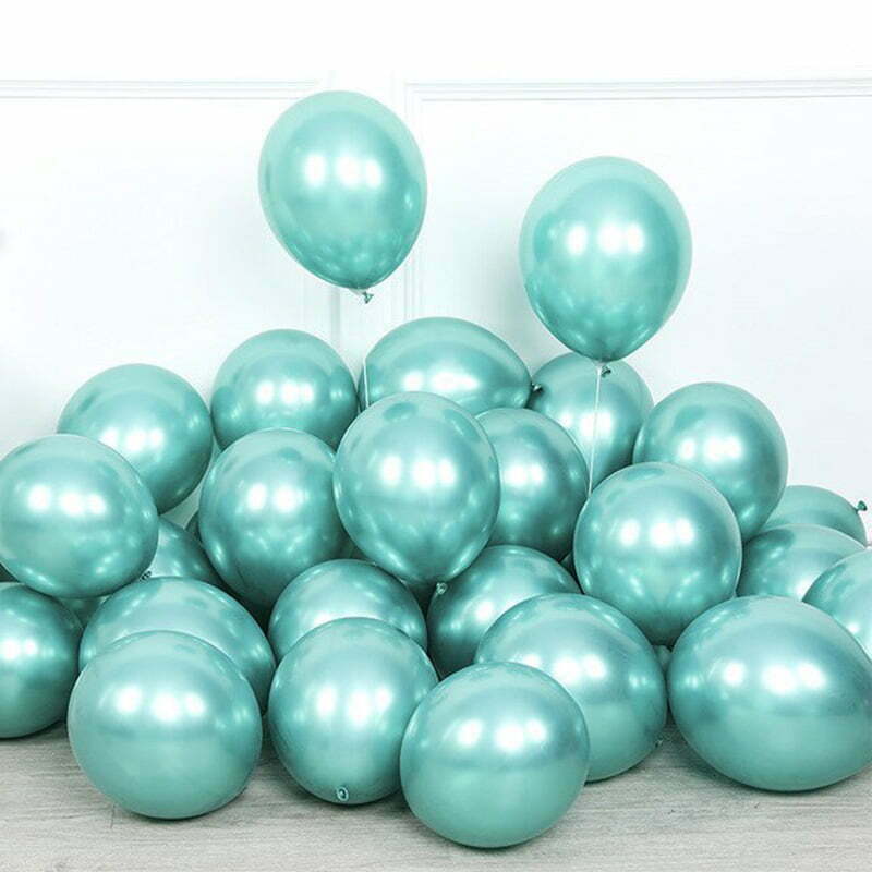 50 CHROME BALLOON Green
