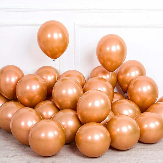 50 CHROME BALLOON Rose GOLD