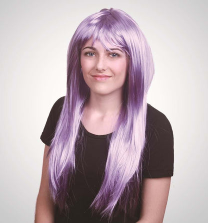 Long Straight Wig With Fringe
