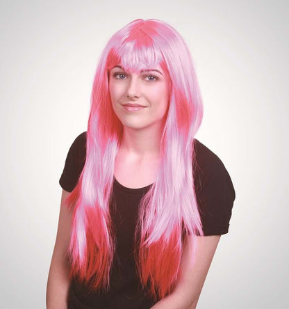 Long Straight Wig With Fringe