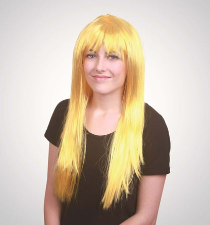 Long Straight Wig With Fringe
