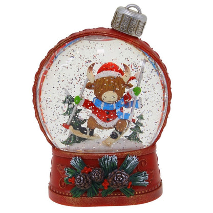 16cm W-S Highland Cow Bauble