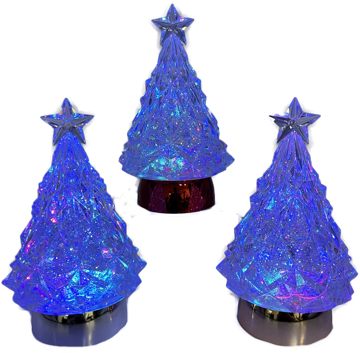 3/A LED Water Globe Trees RGB