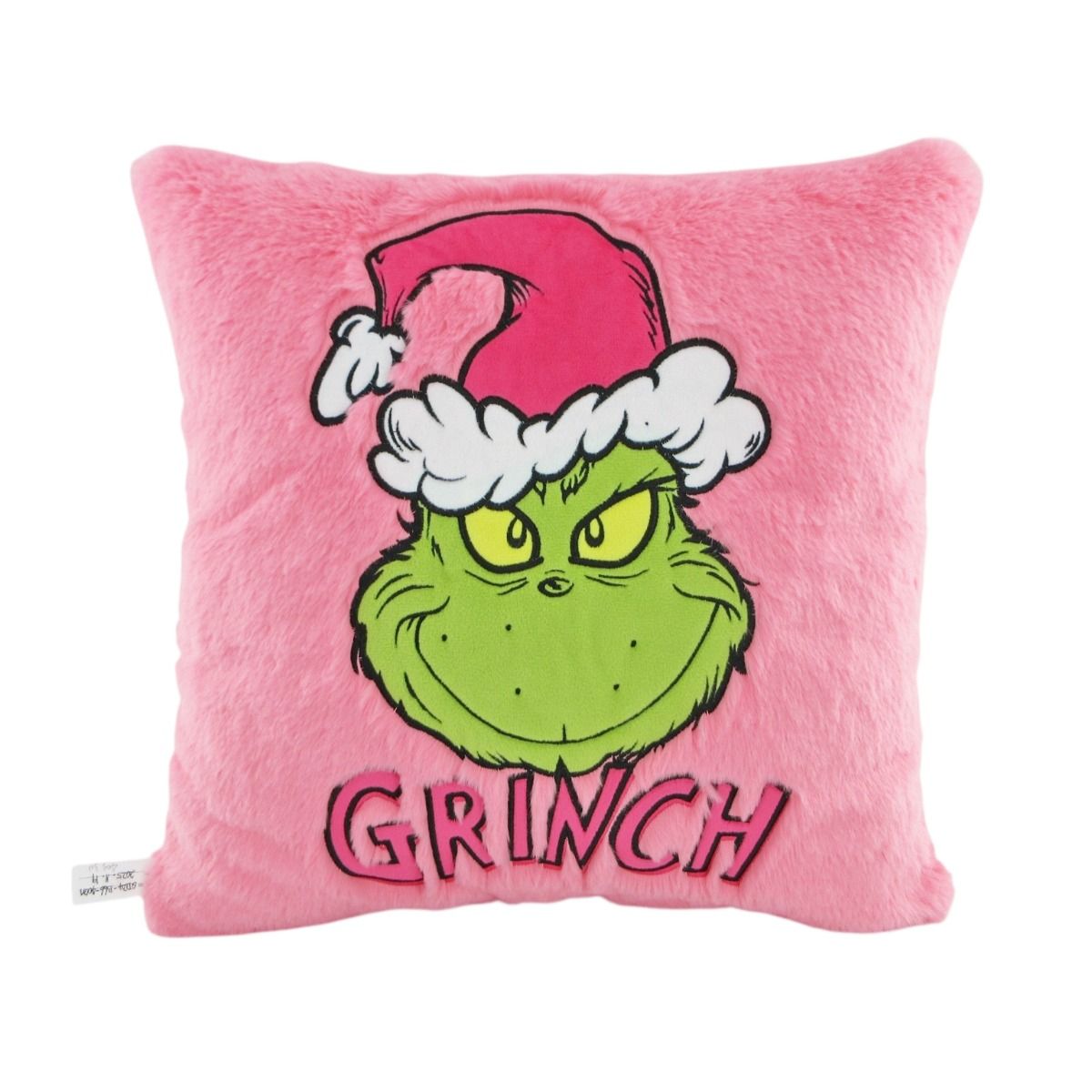 Pink Grinch Hat Cushion