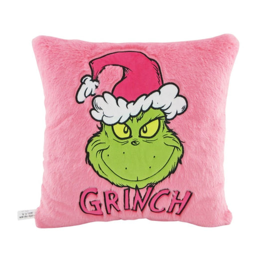 Pink Grinch Hat Cushion