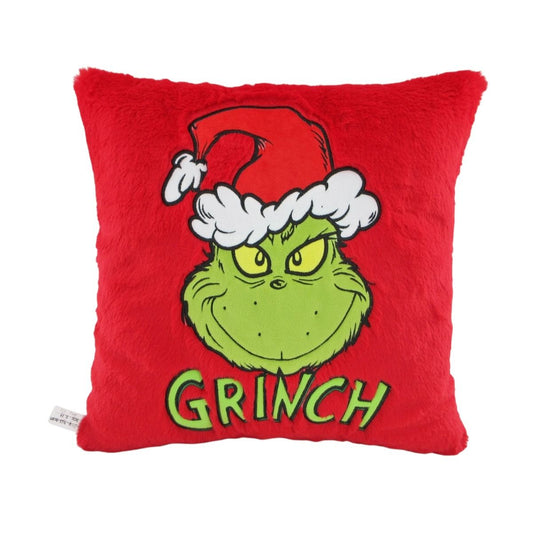 Red Grinch Hat Cushion