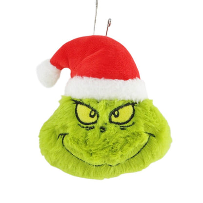 Red Hat Grinch Plush Head