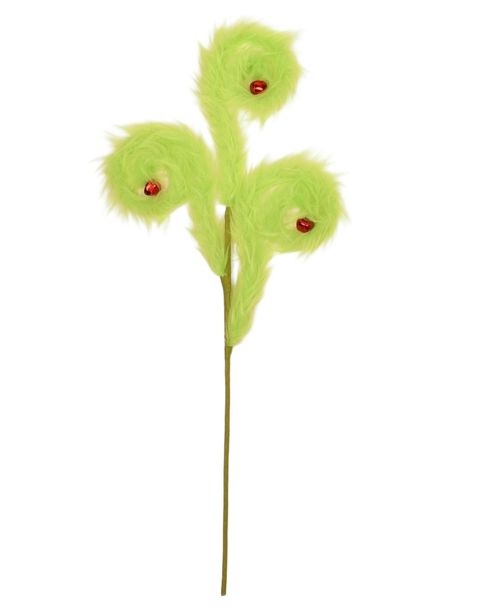 Grn Fluffy Curly Pick W Bell
