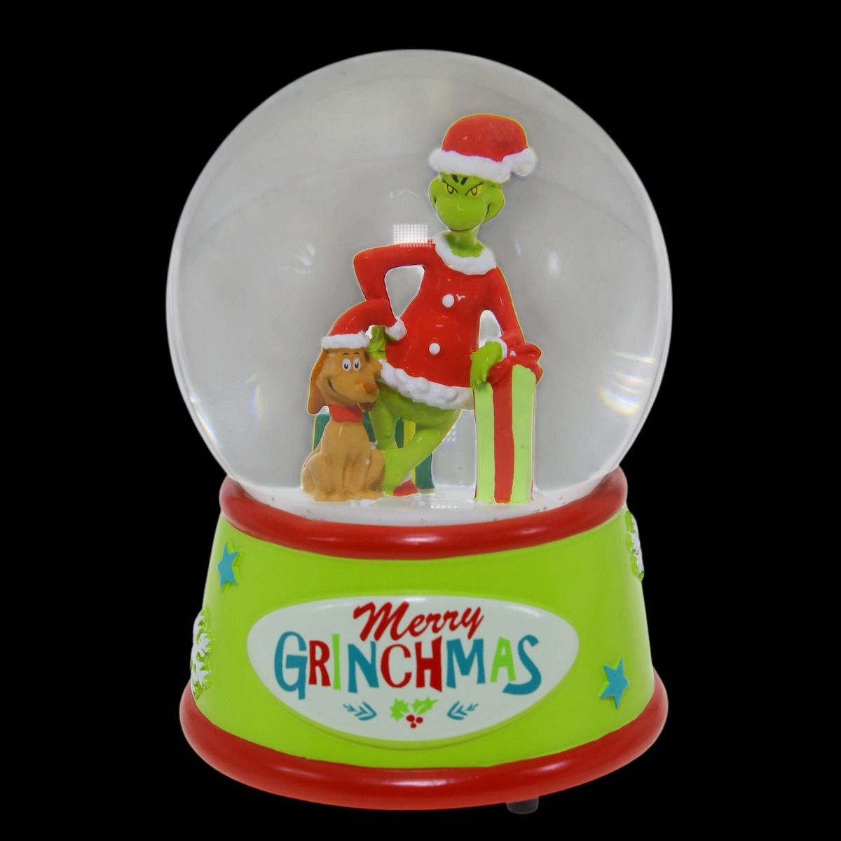 Msc Grinch & Max Snow Globe