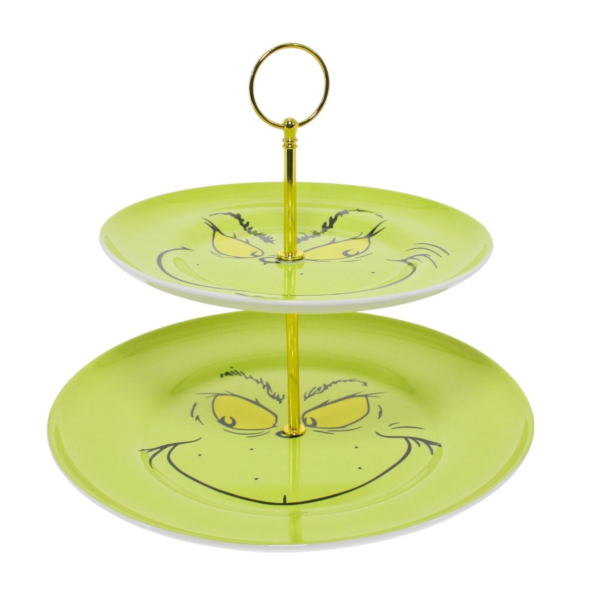 Grinch 2 Tier-Cake Stand