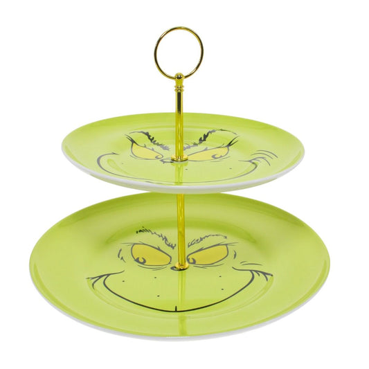 Grinch 2 Tier-Cake Stand