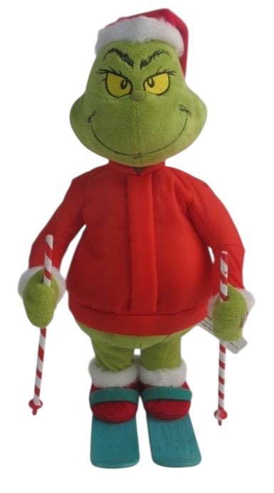 Skiing Grinch In Jumper