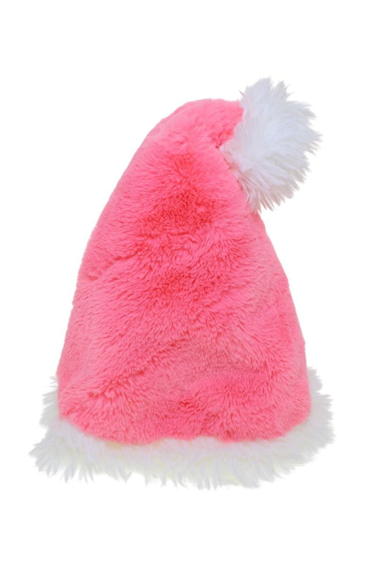 Pink & White Santa Hat