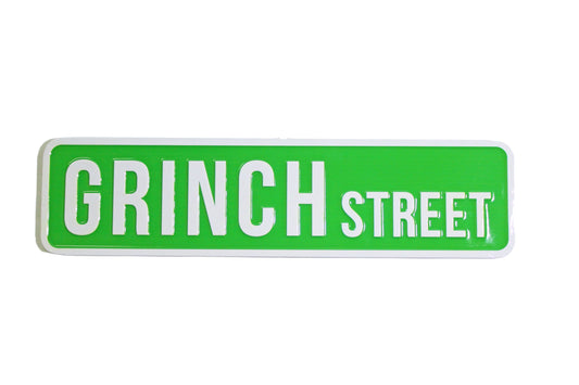Dr Seuss Grinch St Sign